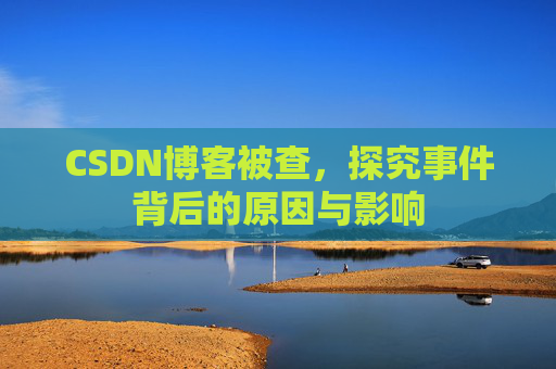 CSDN博客被查，探究事件背后的原因与影响